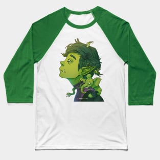 Beastboy Fan Art Baseball T-Shirt